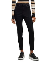 Boss by Hugo Women's High-Waisted Cropped Jeans