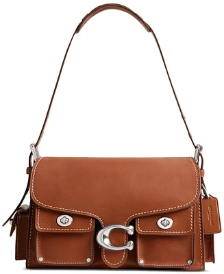 Coach Cargo Turnlock Soft Tabby Leather Shoulder Bag