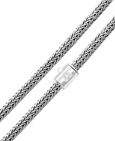 Devata Foxtail Round 5mm Chain Necklace in Sterling Silver