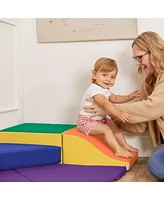 ECR4Kids SoftZone Junior Adventurer's Summit Slide, Assorted, 4-Piece