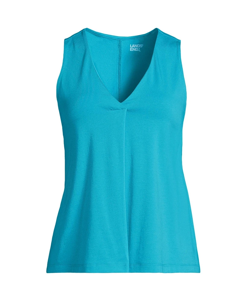 Lands' End Women's Lightweight Jersey Tank Top