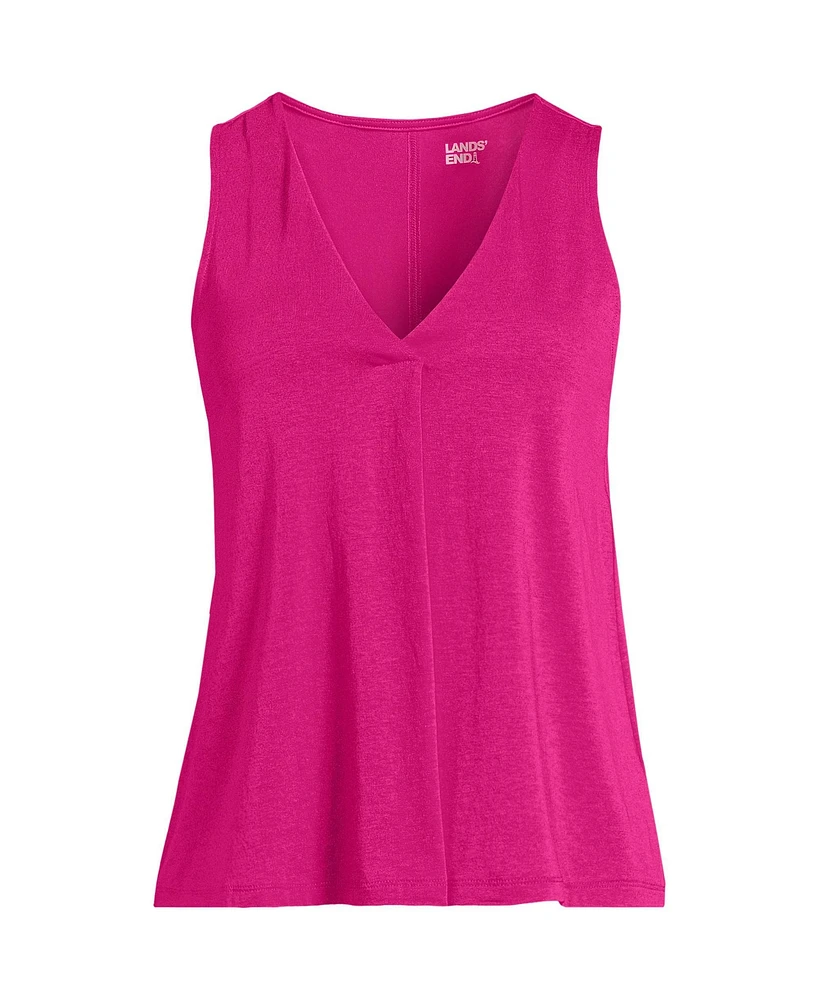 Lands' End Women's Lightweight Jersey Tank Top