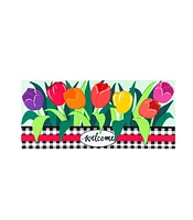 Evergreen 4-Season Sassafras Mats, Set of 6, Whimsical