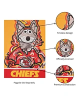 Evergreen Kansas City Chiefs, Suede Justin Patten Flag