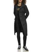 Karl Lagerfeld Wing Collar Trench Coat