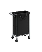 Slickblue Laundry Basket with Wheels, Rolling Hamper