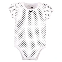 Hudson Baby Baby Girls Hudson Cotton Bodysuits, Toile 5-Pack