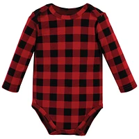 Hudson Baby Unisex Cotton Long-Sleeve Bodysuits