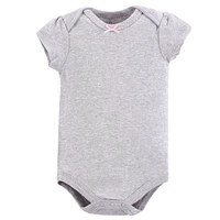 Little Treasure Baby Girls Cotton Bodysuits 5pk, Princess, 12-18 Months