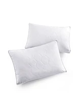 Unikome 2 Pack Medium Density Goose Feather Gusset Pillows