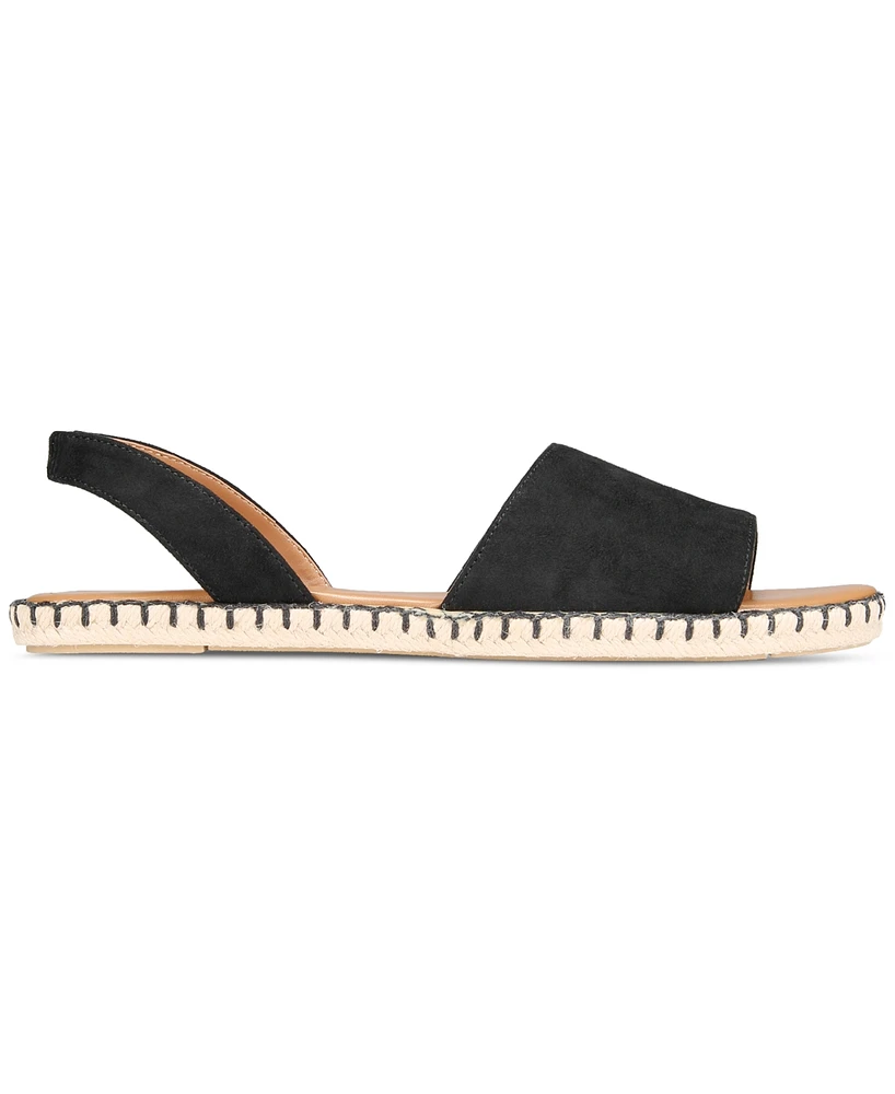 Style & Co Women's Reesee Slip-On Slingback Espadrille Flat Sandals, Created for Macy's