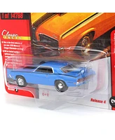 Johnny Lightning 1/64 1970 Mercury Cougar Eliminator (Blue) Classic Gold