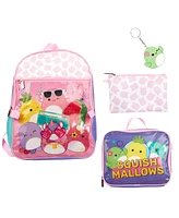 Squishmallows Girl's 5 P C Backpack Set