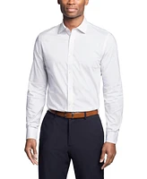 Tommy Hilfiger Men's Th Flex Regular Fit Stretch Twill Dress Shirt