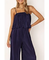 Petal and Pup Women's Jillian Plisse Jumpsuit