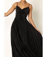 Naira Pleated Maxi Dress