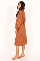 Coco Long Sleeve Midi Women's Dress