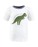 Hudson Baby Toddler Boys Short Sleeve T-Shirts, Dinosaur