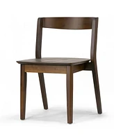 Glamour Home 29.53" Astor Rubberwood Dining Chair