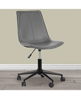 Glamour Home 35.25" Amery Polyester, Metal Task Chair