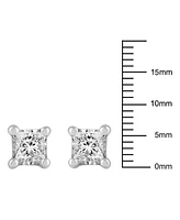 Diamond Princess-Cut Stud Earrings (3/4 ct. t.w.) in 14k Gold