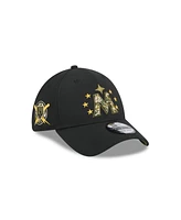 New Era Men's Black Minnesota Twins 2024 Armed Forces Day 39THIRTY Flex Hat
