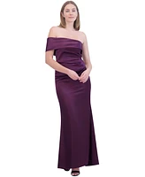 Eliza J Women's Asymmetric Off-The-Shoulder Gown