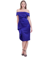 Eliza J Women's Off-The Shoulder Draped Sheath Dress