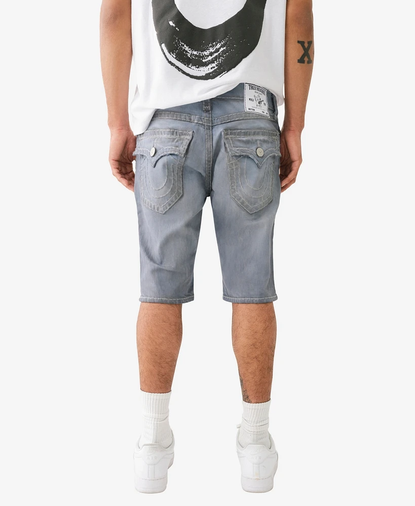 True Religion Men's Rocco Flap Super T Skinny Shorts