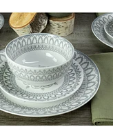 Bia Cordon Bleu Arabesque 12-Piece Dinnerware Set, Service for 4