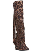 Jessica Simpson Women's Asire Knee-High Fringe Boots