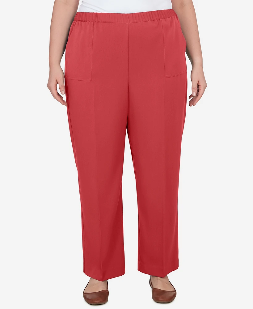 Alfred Dunner Plus Sedona Sky Balanced Average Length Pant