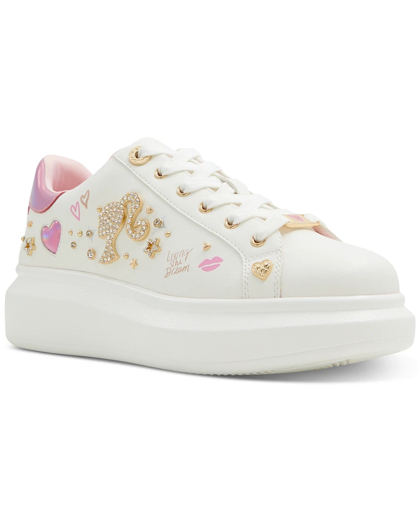 Aldo x Barbie Women's Barbiespec Lace-Up Platform Sneakers