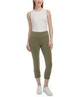 Andrew Marc Sport Women's High-Rise Cuffed Pull-On Pants