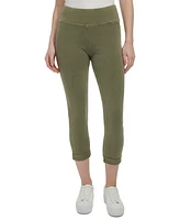 Andrew Marc Sport Women's High-Rise Cuffed Pull-On Pants