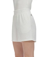 Andrew Marc Sport Women's Basket-Weave-Texture Shorts