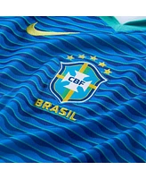 Nike Big Boys and Girls Blue Brazil National Team 2024 Away Stadium Replica Jersey