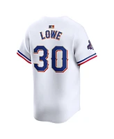 Nike Men's Nathaniel Lowe White Texas Rangers 2024 Gold Collection Limited Player Jersey