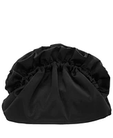 Nina Satin Gathered Crossbody Pouch Bag