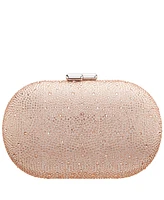 Nina Allover Crystal Oval Minaudiere