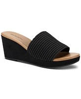 Style & Co Women's Aimee Knit Wedge Sandals, Created for Macy's