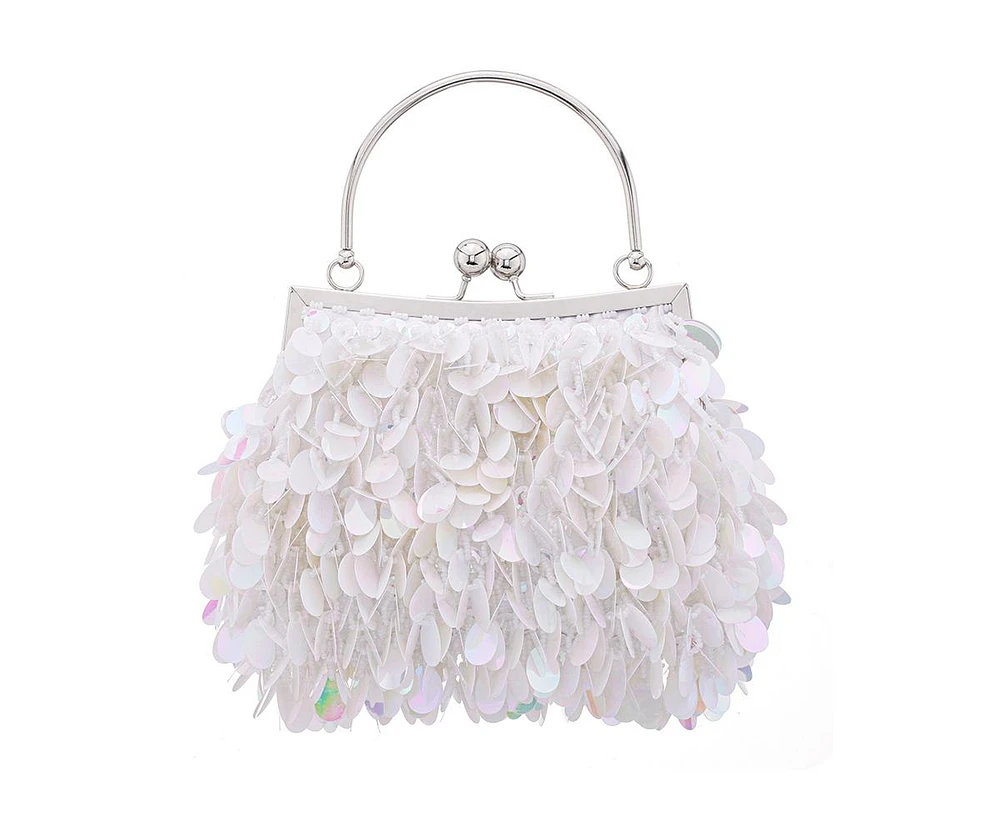 Nina Paillette Frame Pouch