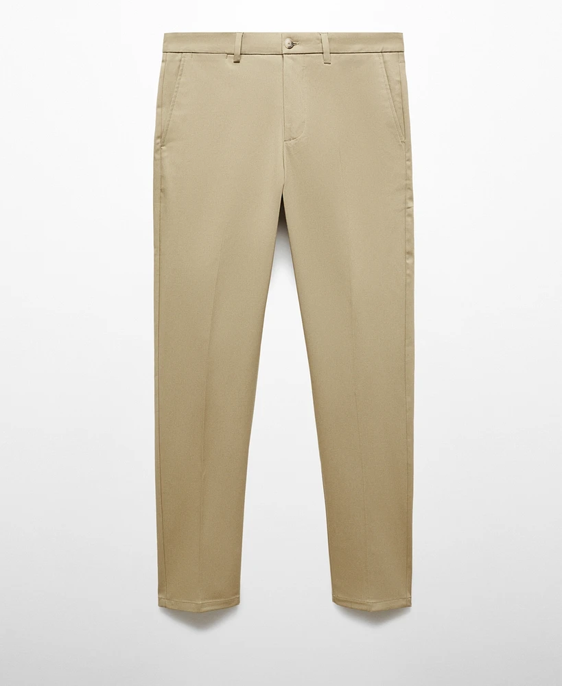 Mango Men's Slim Fit Chino Trousers