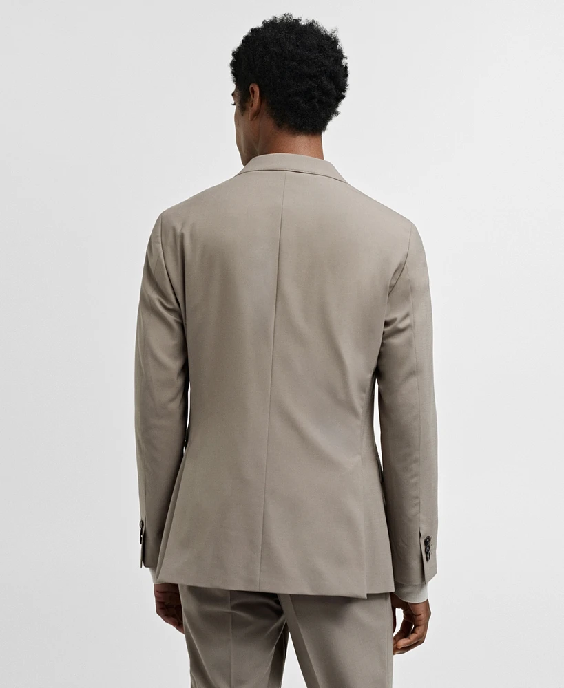 Mango Men's Slim-Fit Wool Suit Blazer