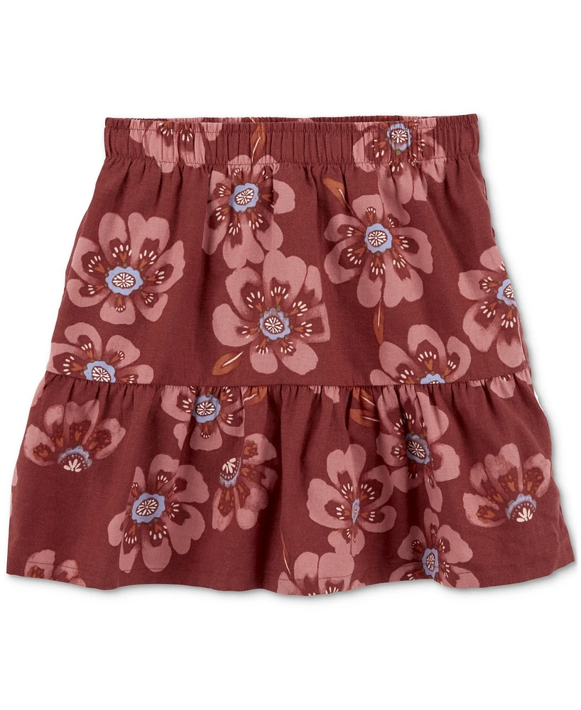 Carter's Little & Big Girls Floral-Print Skort