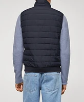 Mango Men's Ultralight Water-Repellent Quilted Vest