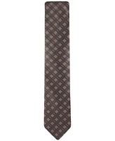 Calvin Klein Men's Double-Rail Grid Tie