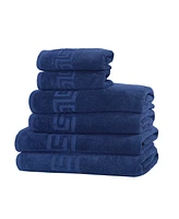 Ozan Premium Home Milos Greek Key 100% Turkish Cotton 6-Pc. Bath Towel Sets