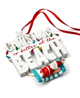 Holiday Lane Florida Christmas Is Better At The Beach Ornament, Created for Macy's