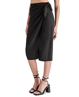Steve Madden Women's Isadora Side-Tie Midi Skirt